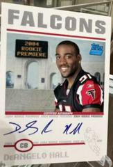 DeAngelo Hall #RP-DEH Football Cards 2004 Topps Rookie Premiere Autograph Prices