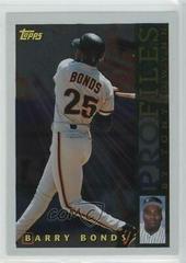 Barry Bonds Baseball Cards 1996 Topps Profiles Prices