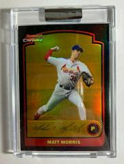 Matt Morris [Refractor] #4 Baseball Cards 2003 Bowman Chrome Prices