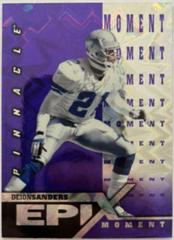 Deion Sanders [Moment Purple] Football Cards 1997 Pinnacle Epix Prices