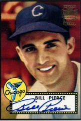 Bill Pierce #20 Baseball Cards 2001 Topps Archives Autographs Prices