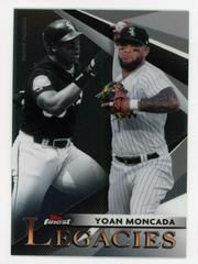Yoan Moncada, Frank Thomas #FL-YM Baseball Cards 2021 Topps Finest Legacies Prices