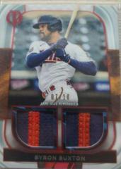Byron Buxton [Red] #DR-BB Baseball Cards 2022 Topps Tribute Dual Relics Prices