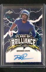 Brennen Davis [Blue] #BA-BD1 Baseball Cards 2020 Leaf Flash Autographs Prices