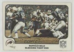 Buffalo Bills [Blocking Tight End] Football Cards 1977 Fleer Team Action Prices