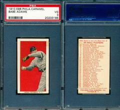 Babe Adams Baseball Cards 1910 E96 Philadelphia Caramel Prices