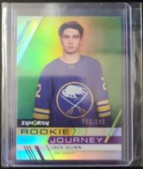 Jack Quinn [Green] Hockey Cards 2022 Upper Deck Synergy Rookie Journey Away Prices