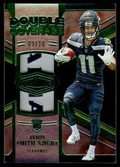 Jaxon Smith Njigba [Green] #DC-9 Football Cards 2023 Panini Plates and Patches Double Coverage Prices