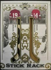 Steve Yzerman, Brendan Shanahan [Platinum] #SR2-22 Hockey Cards 2021 Leaf Lumber Stick Rack 2 Prices