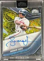 Andruw Jones [Gold Mini Diamond] Baseball Cards 2023 Topps Chrome Black Autographs Prices