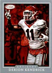 Derion Kendrick #15 Football Cards 2022 Sage Artistry Prices