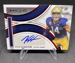 Kyle Hamilton [Ruby] #II-KHA Football Cards 2022 Panini Immaculate Collegiate Introductions Autographs Prices