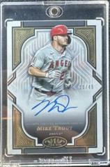 Mike Trout [Gold Ink] #T1A-MT Baseball Cards 2023 Topps Tier One Autographs Prices