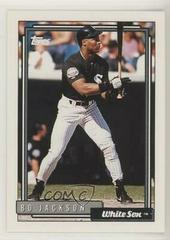 Bo Jackson #290 Baseball Cards 1992 Topps Prices