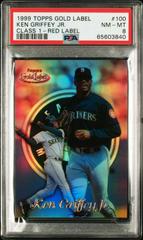 Ken Griffey Jr. [Class 2 Red Label] Baseball Cards 1999 Topps Gold Label Prices