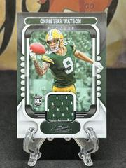 Christian Watson #ARM-19 Football Cards 2022 Panini Absolute Rookie Materials Prices