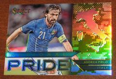 Andrea Pirlo [Camo Prizm] Soccer Cards 2015 Panini Select National Pride Prices