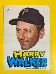 Harry Walker Baseball Cards 1967 Topps Pirates Stickers Prices