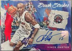 Vince Carter [Ruby] Basketball Cards 2022 Panini Court Kings Brush Strokes Prices