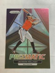 Jackson Holliday #P18 Baseball Cards 2023 Panini Prizm Prizmatic Prices