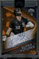 Gavin Sheets [Orange] Baseball Cards 2022 Topps Chrome Black Super Futures Autographs Prices