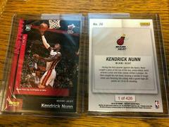 Kendrick Nunn #70 Basketball Cards 2019 Panini Instant Prices
