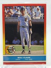 Will Clark Baseball Cards 1988 Fleer Hottest Stars Prices