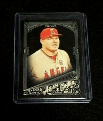 Mike Trout Baseball Cards 2018 Topps Allen & Ginter X Prices
