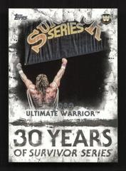 Ultimate Warrior Wrestling Cards 2018 Topps WWE Undisputed 30 Years of Survivor Series Prices