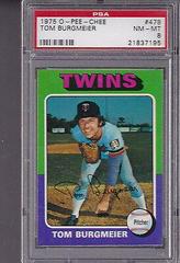 Tom Burgmeier #478 Baseball Cards 1975 O Pee Chee Prices