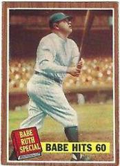 Babe Ruth [Babe Hits 60] #139 Baseball Cards 1962 Topps Prices