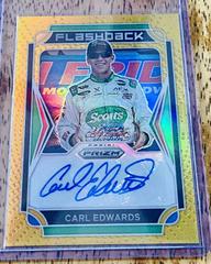 Carl Edwards [Gold] #FA-CE Racing Cards 2022 Panini Prizm Nascar Flashback Autographs Prices