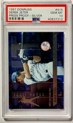 Derek Jeter [Silver] #415 Baseball Cards 1997 Panini Donruss Press Proof Prices