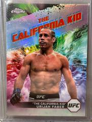 Urijah Faber The California Kid [Black Refractor] #AKA-20 Ufc Cards 2024 Topps Chrome UFC AKA Prices