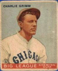 Charlie Grimm Baseball Cards 1933 World Wide Gum Prices