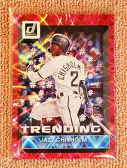 Jazz Chisholm [Red] #T-3 Baseball Cards 2022 Panini Donruss Trending Prices