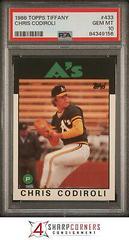 Chris Codiroli Baseball Cards 1986 Topps Tiffany Prices