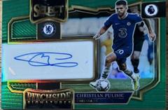 Christian Pulisic [Green] Soccer Cards 2022 Panini Select Premier League Pitchside Signatures Prices