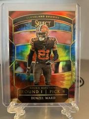 Denzel Ward [Tie-Dye Prizm] Football Cards 2018 Panini Select Rookie Selections Prices