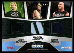 Kurt Angle  Jeff Jarrett Feud Wrestling Cards 2011 TriStar Signature Impact Prices