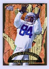 Joey Galloway Football Cards 1996 Fleer Metal Goldfingers Prices