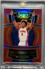 Ben Wallace [Silver Prizm] Basketball Cards 2021 Panini Select Company Prices