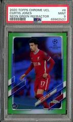 Curtis Jones [Neon Green] Soccer Cards 2020 Topps Chrome UEFA Champions League Prices