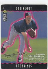 Greg Maddux [Strikeout Gold Signature] Baseball Cards 1996 Collector's Choice You Make Play Prices