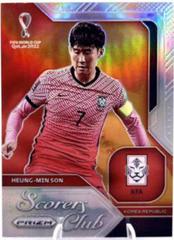Heung Min Son [Silver] Soccer Cards 2022 Panini Prizm World Cup Scorers Club Prices