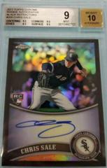 Chris Sale [Black Refractor Autograph] #205 Baseball Cards 2011 Topps Chrome Prices