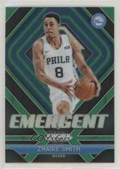 Zhaire Smith [Green Prizm] #16 Basketball Cards 2018 Panini Prizm Emergent Prices