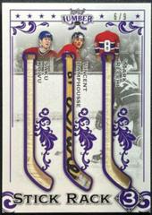 Saku Koivu, Vincent Damphousse, Mark Recchi [Platinum] Hockey Cards 2021 Leaf Lumber Stick Rack 3 Prices