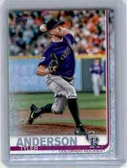 Tyler Anderson [Father's Day Blue] Baseball Cards 2019 Topps Prices