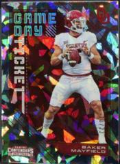 Baker Mayfield [Cracked Ice] #24 Football Cards 2018 Panini Contenders Draft Picks Game Day Ticket Prices